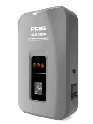 PRAG 5KVA (95-270V) Relay Voltage Stabilizer DARK GREY