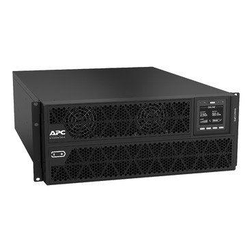 APC Smart-UPS On-Line, 5kVA/5kW, Rack/Tower, 230V, 2x IEC C13+1x IEC C19+Hard wire 3-wire (H+N+E) outlets, Network Card, W/O rail kit (SRTG5KXLI)