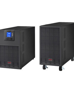 APC Easy UPS On-Line, 6kVA/6kW, Tower, 230V, Hard wire 3-wire(1P+N+E) outlet, Intelligent Card Slot, LCD, Extended Runtime (SRV6KIL)